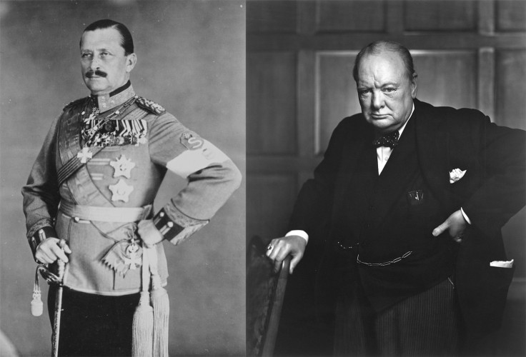 Kuva: Gustaf Mannerheim 1930-luvun alussa. Winston Churchill Yousuf Karshin kuvaamana vuonna 1941.