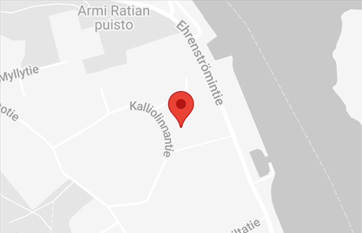 Google Maps location: Kalliolinnantie 14, 00140 Helsinki